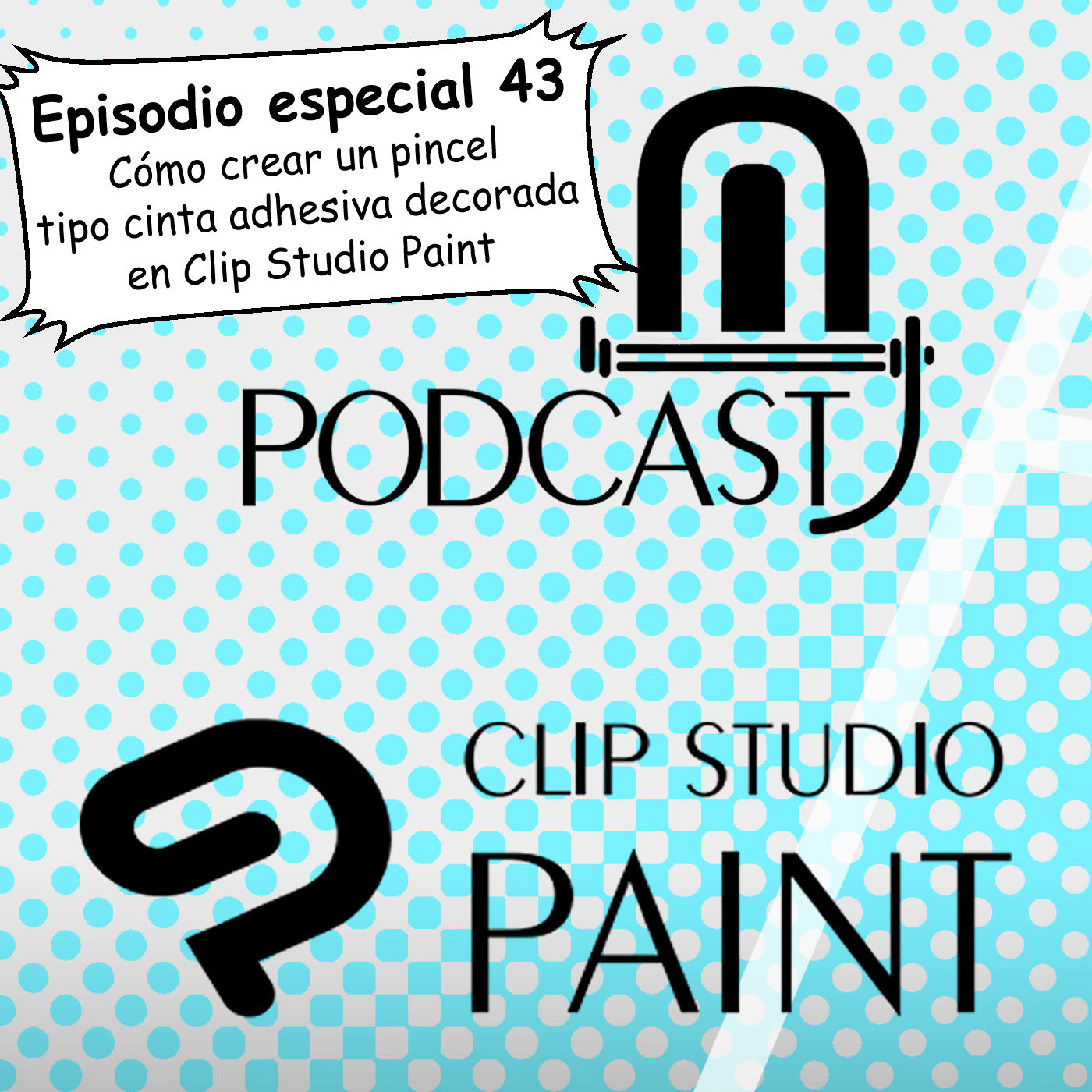 CSP especial 43. Cómo crear un pincel tipo cinta adhesiva decorada en Clip Studio Paint