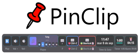 PinClip Dock - Herramientas flotantes para Clip Studio Paint